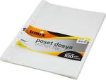 Umix Poşet Dosya Şeffaf 100\'lü Paket N:u1100p-100 152509