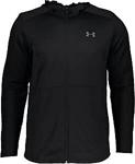 Under Armour Erkek Mk1 Warmup Fz Hoodie Uzun Kol Tişört, Siyah (Siyah 001), L