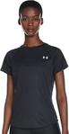 Under Armour Kadın Ua Speed Stride Short Sleeve-Blk Tişört, Siyah (Siyah 001), Xs