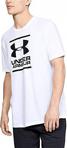 Under Armour Ua Gl Foundation Ss T-Wht Erkek Üst Ve T-Shirt, Beyaz (Beyaz 100), Xx-L (Üretici Ölçüsü: Xxl)