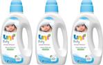 Uni Baby 1500 ml 3'lü Bebek Sıvı Çamaşır Deterjanı