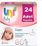 Uni Baby Cream Pişik Önleyici 24'lü Paket Islak Mendil