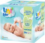 Uni Baby Hassas Dokunuş 52 Yaprak 24'Lü Paket Islak Mendil