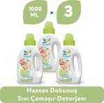 Uni Baby Hassas Dokunuş Sıvı Çamaşır Deterjanı 1000 Ml 3 Adet