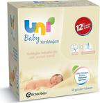 Uni Baby Islak Pamuk Mendil Yeni Doğan -cotton Natural- 12 Li Paket (480 Adet)