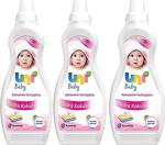 Uni Baby Konsantre Pudra Kokulu 1200 Ml 3\'lü Çamaşır Yumuşatıcı