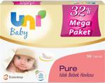 Uni Baby Pure Islak Havlu 32'li Paket 32 X 56 (1792 Yaprak)