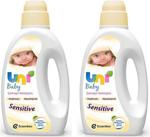 Uni Baby Sensitive 1800 ml 2'li Bebek Sıvı Çamaşır Deterjanı