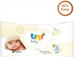 Uni Baby Sensitive 56 Yaprak 12'li Paket 3 Adet Islak Mendil