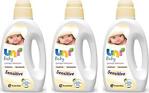 Uni Baby Sıvı Çamaşır Deterjanı Sesnitive Parfümsüz 3 X 1500 Ml