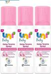 Uni Baby Uni Baby Kolay Saç Tarama Spreyi 200Ml (3 Lü Set) Zor Taranan Saçlara Özel