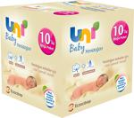 Uni Baby Yenidoğan 40 Yaprak 10'lu Paket Islak Mendil