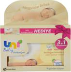 Uni Baby Yenidoğan 40 Yaprak 4'lü Paket Islak Mendil