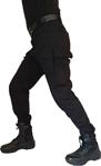 Uniformax Siyah Taktik Pantolon Cepli Çıtçıtlı Tutuculu