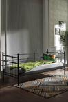 Unimet Lalas Daybed Tek Kişilik Metal Karyola 90X200 Siyah