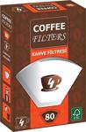 Universal Coffee Filters Filtre Kahve Kağıdı 1/4 4 Numara 80'Li Paket White