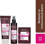 Urban Care Argan Yağı&Keratin Kolay Kırılan Yıpranmış Saçlara Özel 3'Lü Saç Bakım Seti-Vegan