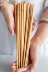 Utelips Profesyonel Chopsticks Çin Restorant Yemek Çubuğu Yıkanabilir Tekrar Kullanılabilir Ahşap 10 Çift