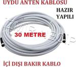 Uydu Si̇stemleri̇ Çanak Anten Kablosu Fullhd 3D 4K 30 Metre Rg6 A++