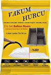 Vakum Hurcu 4'Lü Set Jumbo 73X130 Cm Vakumlu Hurç - Poşet