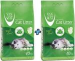 Vancat Aloe Vera Kokulu İnce Kedi Kumu 2'li Paket 10 kg / 23.6 lt Kedi Kumu