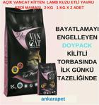 Vancat Kitten Kuzu Etli Yavru Kedi Maması 2 Kg AÇIK SKT: 03.2021