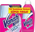 Vanish 450 gr Toz ve 500 ml Parlatıcı Tül Beyazlatıcı