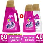 Vanish Kosla Gold Çamaşır Leke Çıkarıcı Sıvı Pembe 3000Ml-1000 Ml+1000 Ml Renkliler Ve Beyazlar İçin