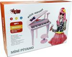 Vardem Çocuk Piyano 37 Tuşlu Mini Piano Mikrofonlu Ve Tabureli