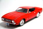 Vardem Oyuncak Motor Max 1971 Ford Mustang Sportsroof 1:24 Diecast Model Araba-Kırmızı