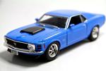 Vardem Oyuncak Motormax 1:24 1970 Ford Mustang Boss 429 Diecast Model Araba Mavi