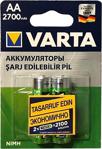 Varta 9370 Aa Şarjlı Kalem Pil 2"Li 2700 Mah