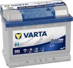 Varta Akü 12V 60 Ah 560A Efb Start-Stop Blue Dynamic N60