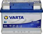 Varta Blue Dynamic N70 Start-Stop Efb 12V 70 Ah 760Cca Akü