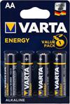 Varta Energy 4106 Alkalin Aa 4'Lü Kalem Pil