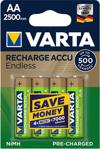 Varta Recharge Accu Endless Aa 2500 Mah Şarjlı Kalem Pil 4'lü