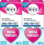 Veet Ağda Bandı Bacak & Vücut Bölgesi- Hassas Ciltler 80 Adet Mega Fırsat Paketi