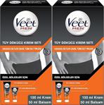 Veet Men Özel Bölgeler İçin Tüy Dökücü Krem Intimate Kit 100 Ml + 50 Ml 2 Adet