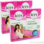 Veet Naturals Bacak ve Vücut Bölgesi 12+12 Sir Ağda Bandı