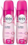 Veet Nilüfer Sütü Normal Cilt 150 Ml 2 Adet Tüy Dökücü Sprey