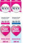 Veet Normal Ciltler 200 Ml + Hassas Ciltler 200 Ml Tüy Dökücü Krem Seti