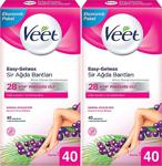 Veet Normal Ciltler 40'Lı 2 Adet Maxi Sir Ağda Bandı