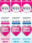 Veet Tüy Dökücü Krem Bacak Ve Vücut Bölgesi Için 400 Ml Hassas Ciltler - 200 Ml Normal Ciltler