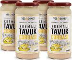 Veg&Bones 480 Ml 4'Lü Kremalı Tavuk Çorbası