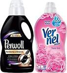 Vernel Max Taze Gül Yumuşatıcı 1440 Ml + Perwoll Siyahlar İçin Sıvı Çamaşır Deterjanı 1 Litre