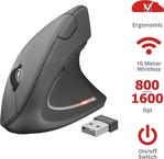 Verto 1600Dpi Kablosuz Ergonomik Siyah Mouse