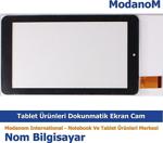 Vestel V Tab 7 Lite 3 Dokunmatik Üst Cam Siyah