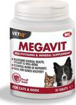 VetIQ Megavit 30 Adet Kedi ve Köpekler İçin Multivitamin Tablet