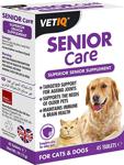 VetIQ Senior Care 45 Tablet Yaşlı Köpek ve Kediler İçin Bakım Desteği