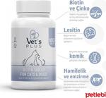 Vet'S Plus Kedi Ve Köpek Için Tüy Sağlığı Güçlendirici Biyotin Tablet (100'Lü)